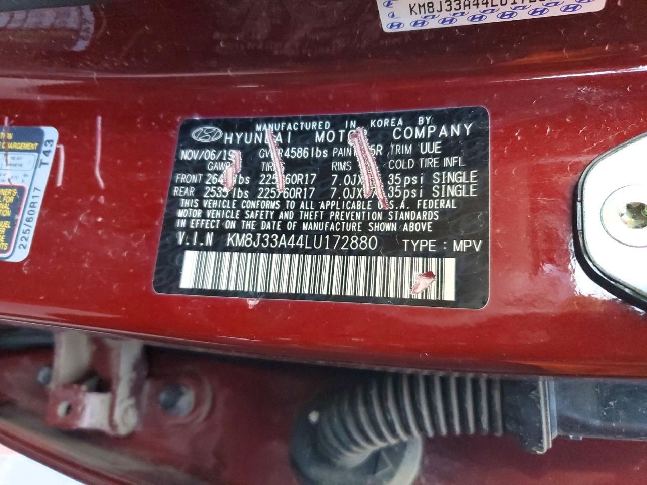 2020 Hyundai Tucson Limited