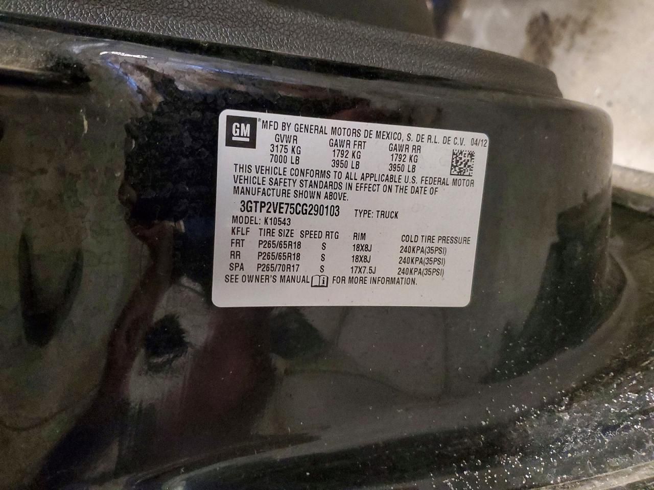 2012 GMC Sierra K1500 sle