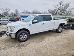 Salvage trucks for sale at Wichita, KS auction: 2015 Ford F150 Supercrew
