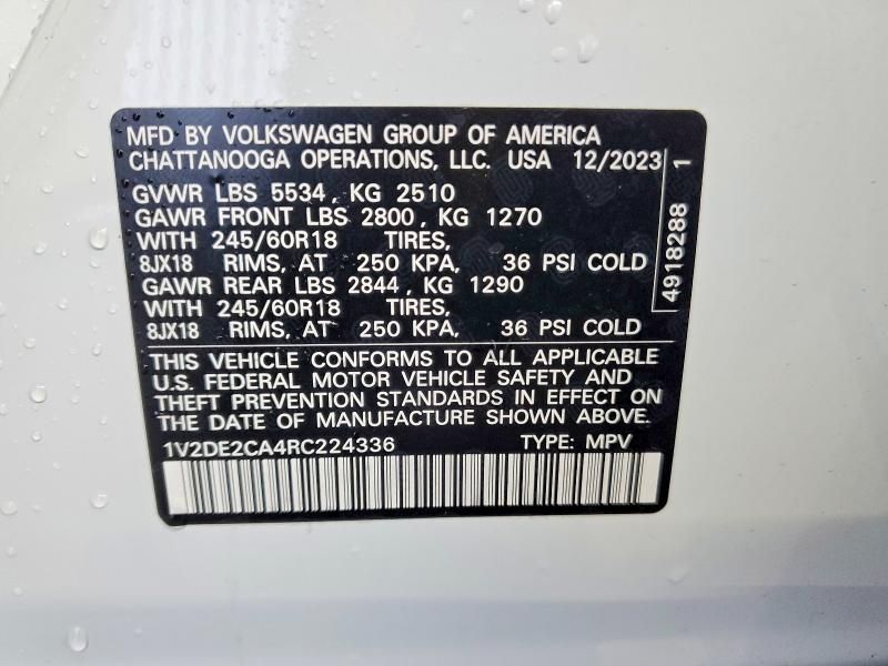 2024 Volkswagen Atlas Cross Sport se