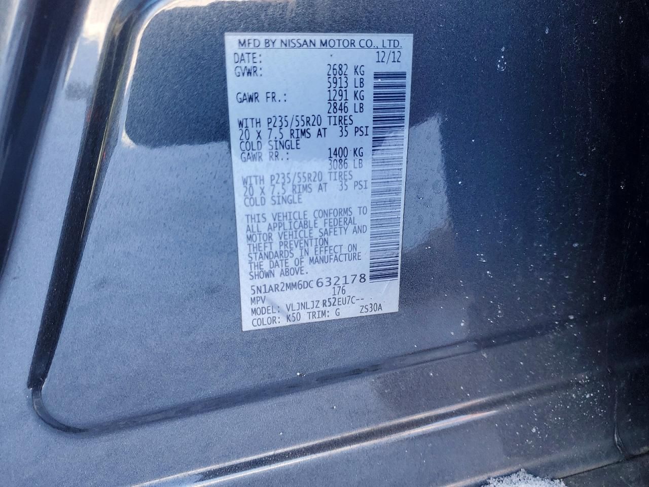 2013 Nissan Pathfinder s