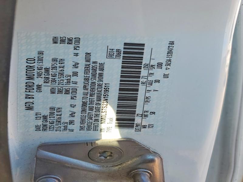 2022 Ford Transit Connect XL