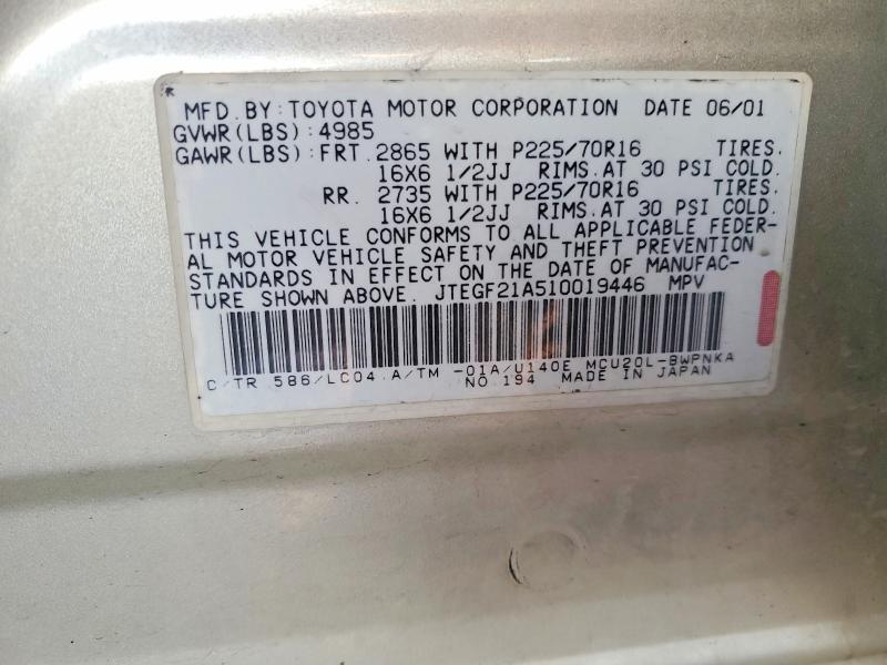 2001 Toyota Highlander