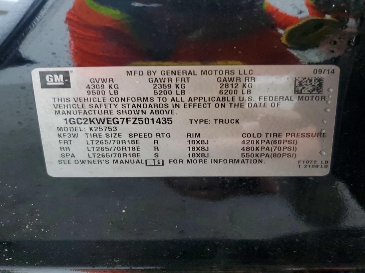 2015 Chevrolet Silverado K2500 Heavy Duty ltz