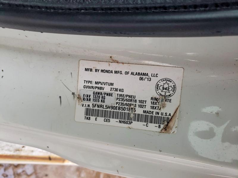 2014 Honda Odyssey Touring