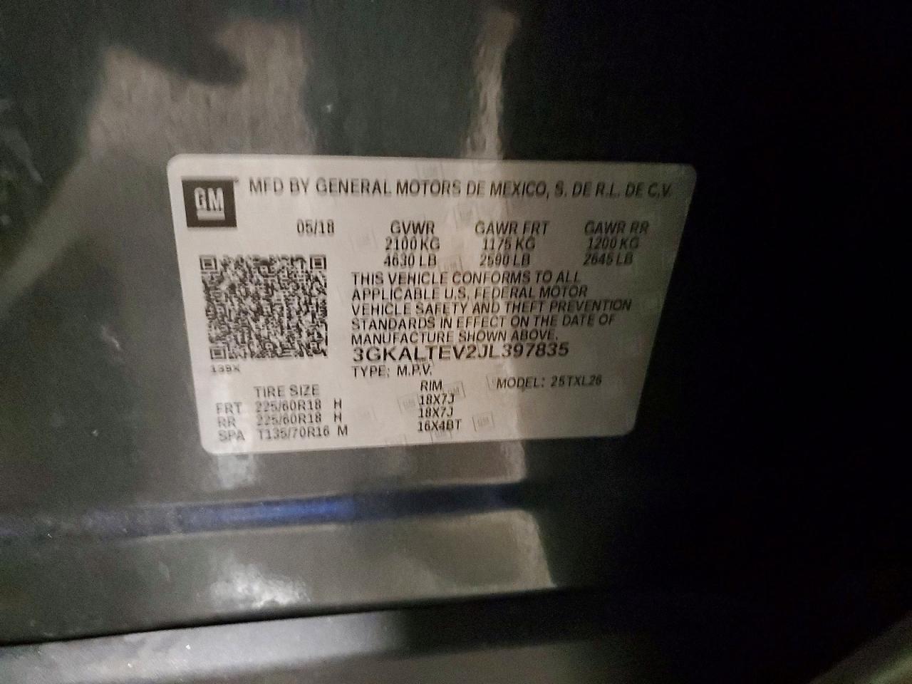 2018 GMC Terrain sle