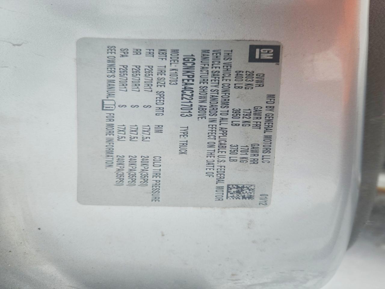 2012 Chevrolet Silverado K1500