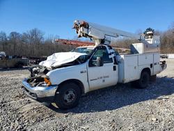 Ford F350 salvage cars for sale: 1999 Ford F350 Super Duty Bucket Truck