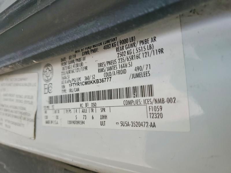 2019 Ford Transit T-250