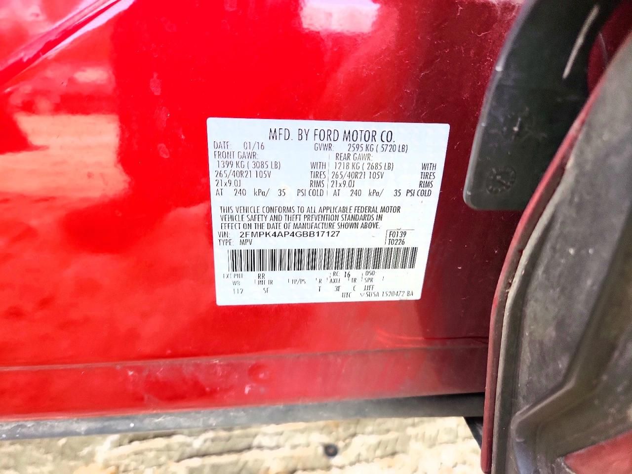 2016 Ford Edge Sport