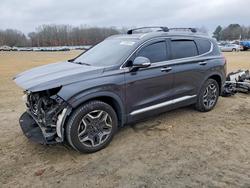 Hyundai salvage cars for sale: 2021 Hyundai Santa fe Limited