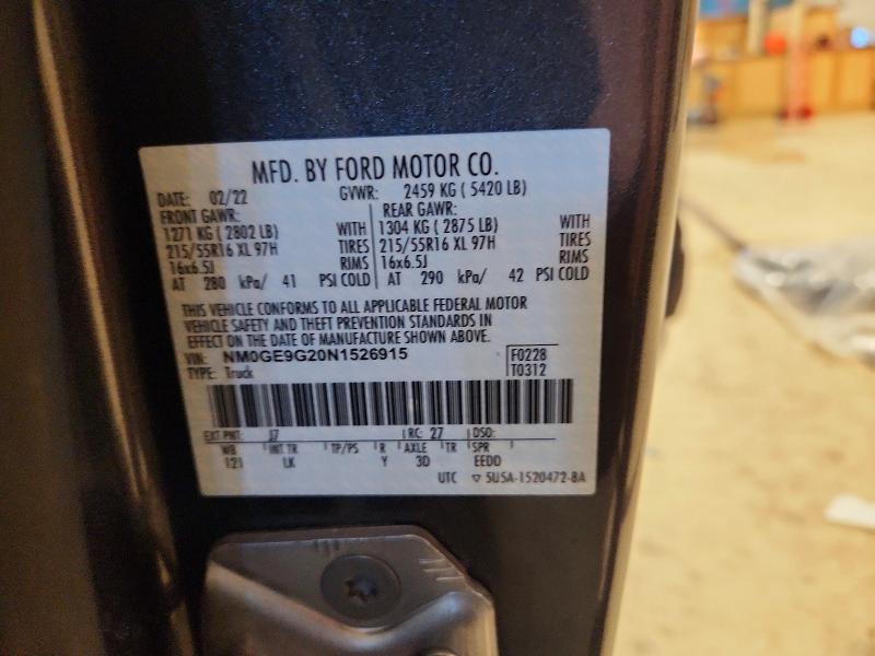 2022 Ford Transit Connect Titanium