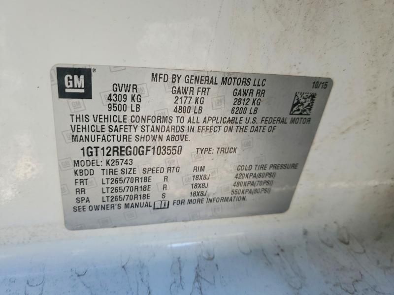 2016 GMC Sierra K2500 Heavy Duty