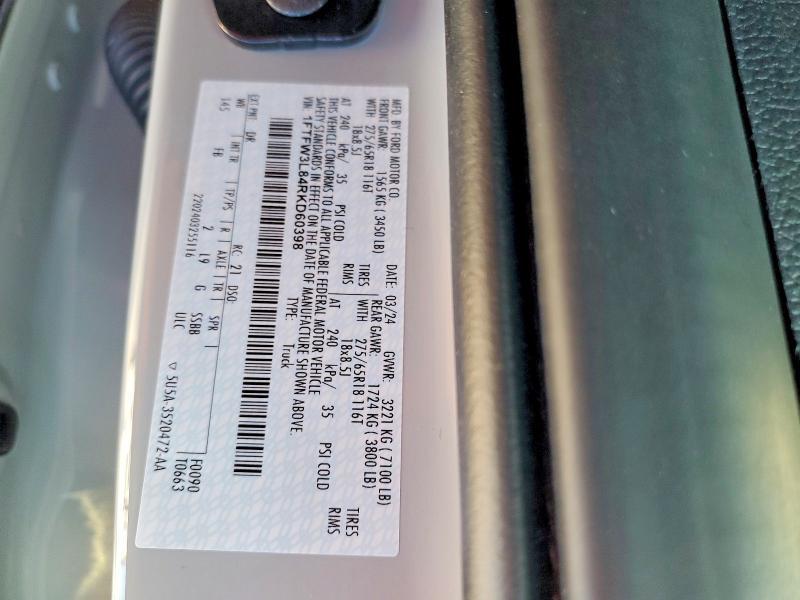 2024 Ford F150 xlt