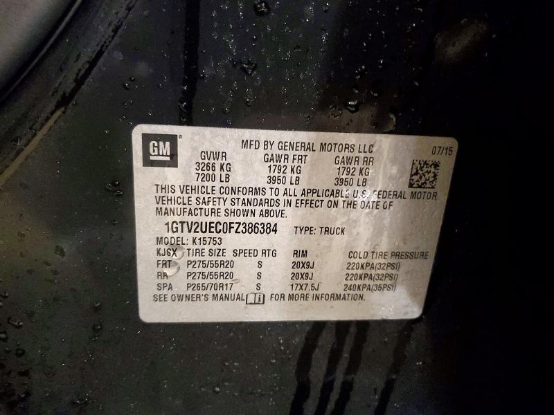 2015 GMC Sierra K1500 sle