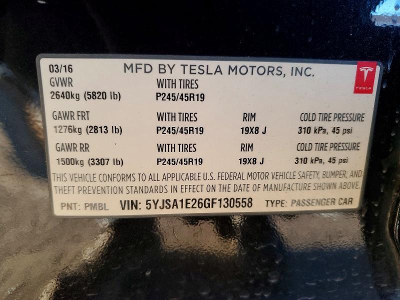 2016 Tesla Model s