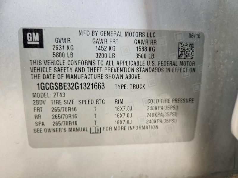 2016 Chevrolet Colorado