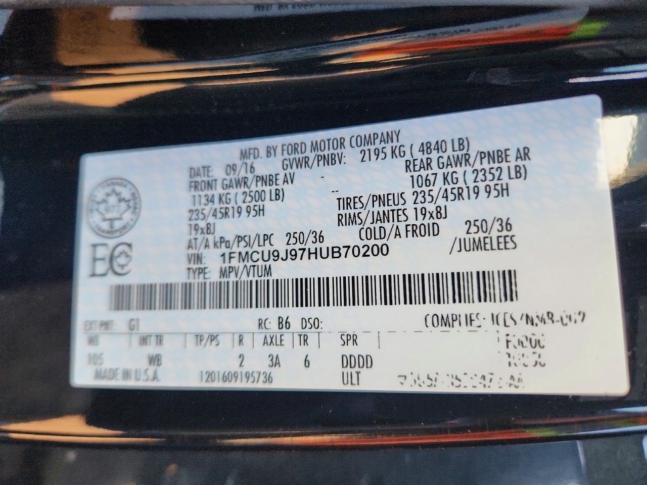 2017 Ford Escape Titanium