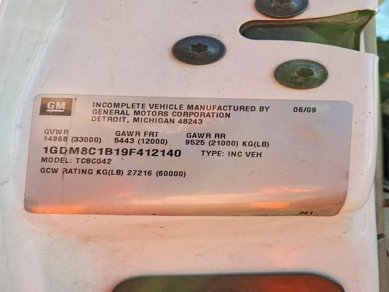 2009 GMC C8500 Cable Placer Bucket Truck