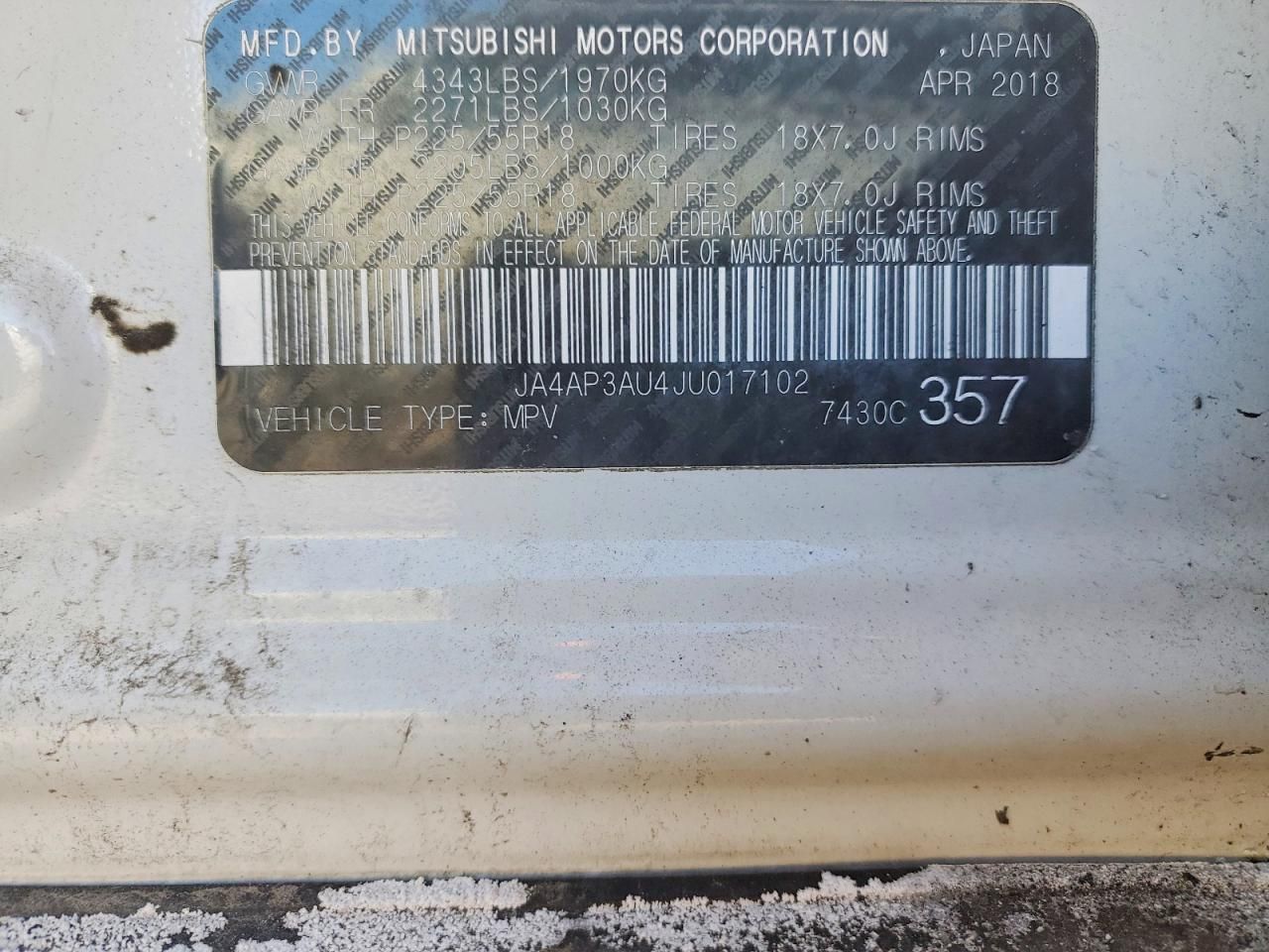 2018 Mitsubishi Outlander Sport es