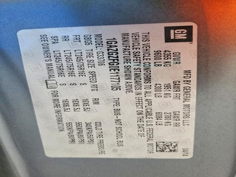 2014 Chevrolet Express G3500 LS