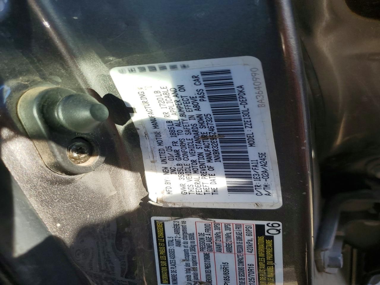 2005 Toyota Corolla ce