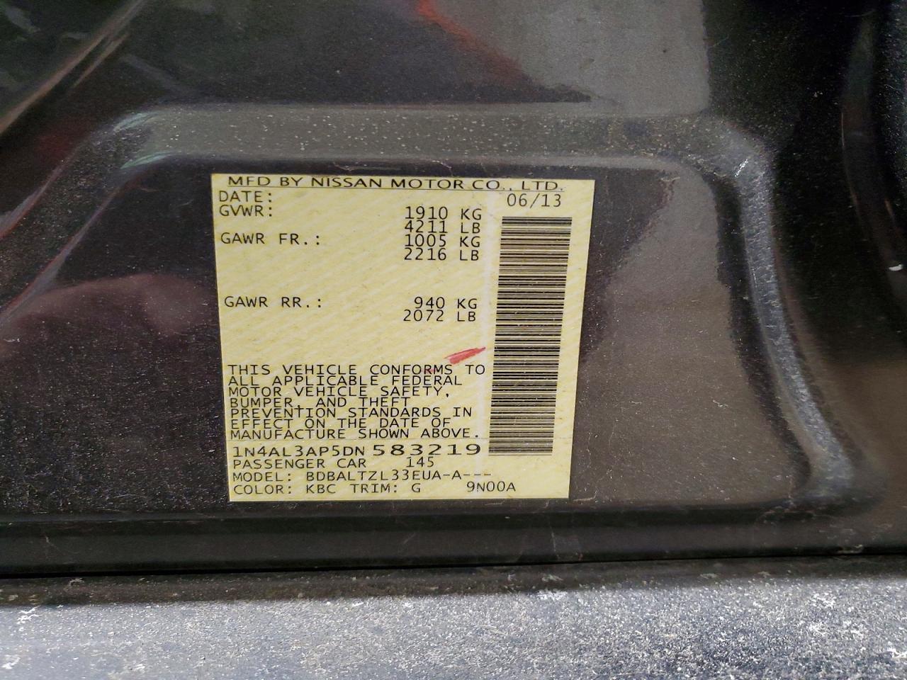 2013 Nissan Altima 2.5