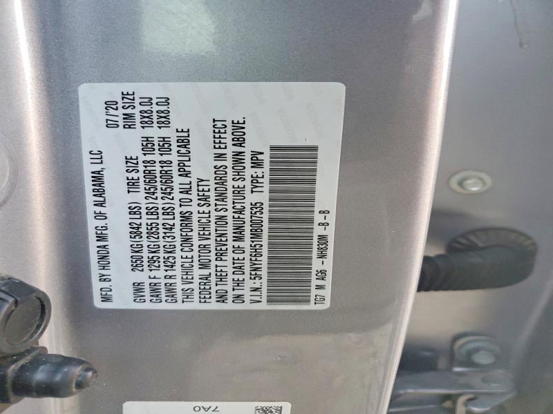 2021 Honda Pilot exl