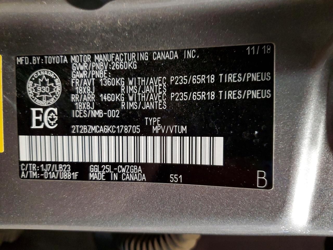 2019 Lexus Rx 350 Base