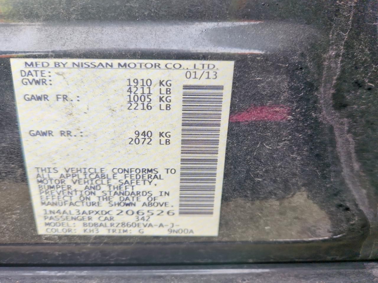 2013 Nissan Altima 2.5