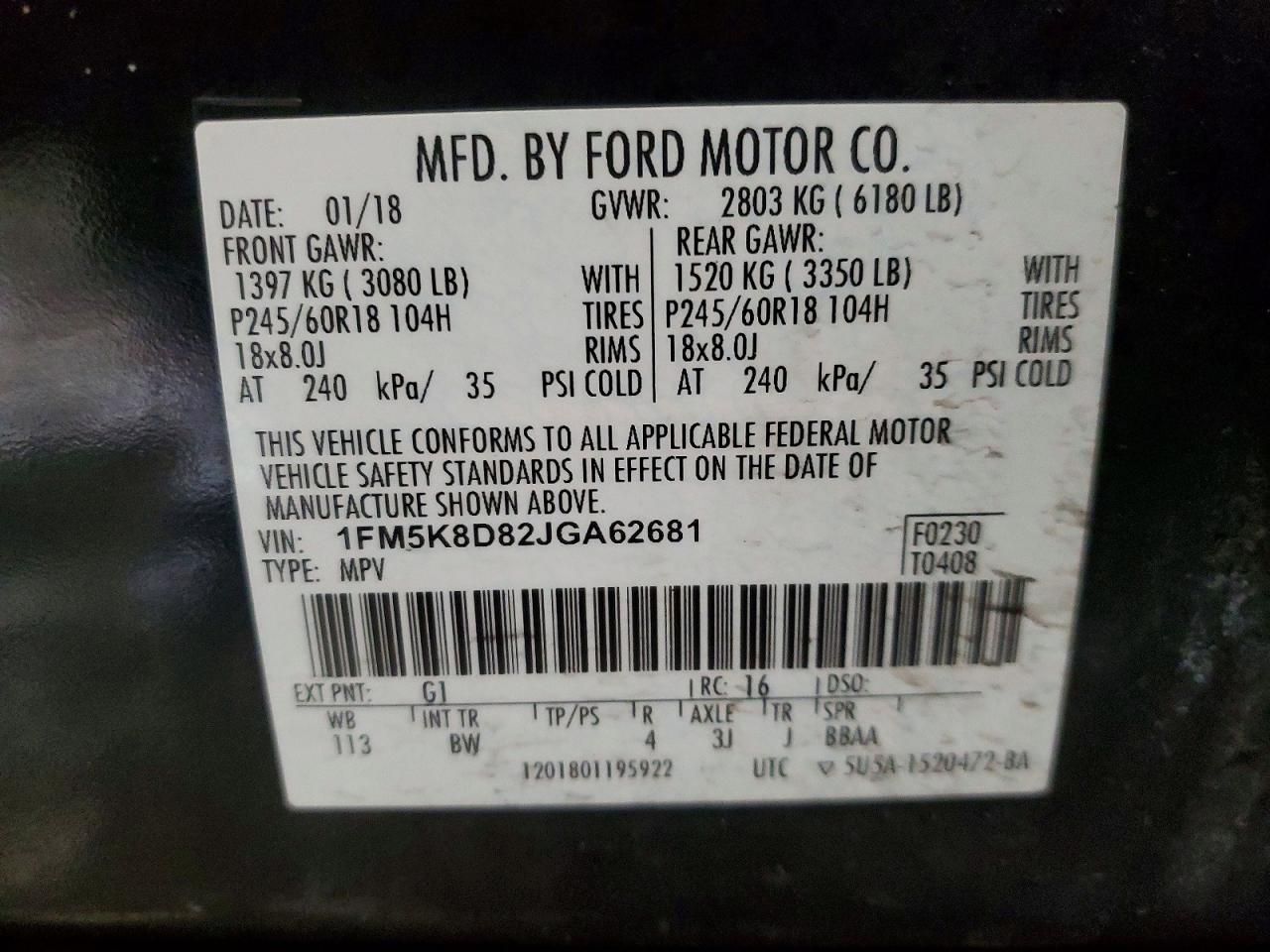 2018 Ford Explorer xlt