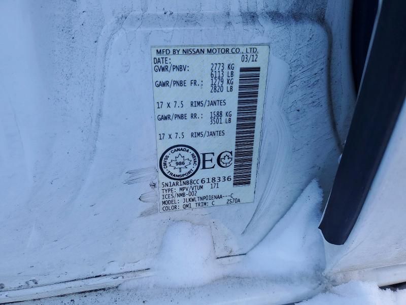 2012 Nissan Pathfinder s