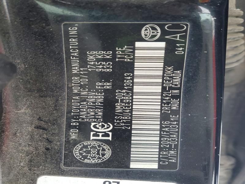 2011 Toyota Corolla Base