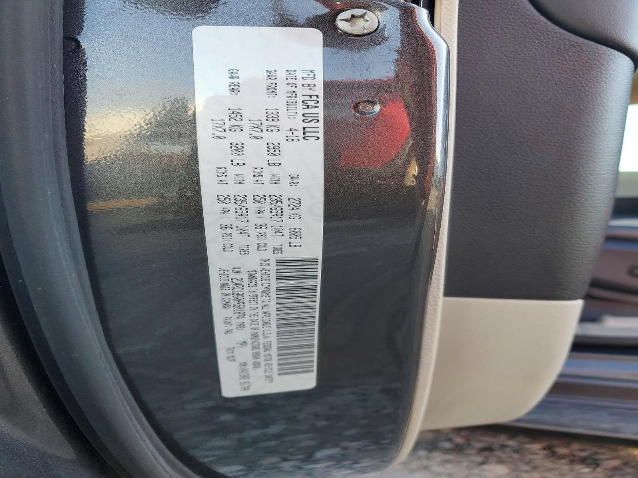 2017 Chrysler Pacifica Touring l