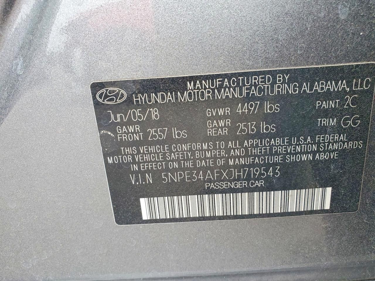 2018 Hyundai Sonata Sport