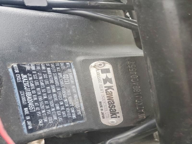 2011 Kawasaki Zx1000 j