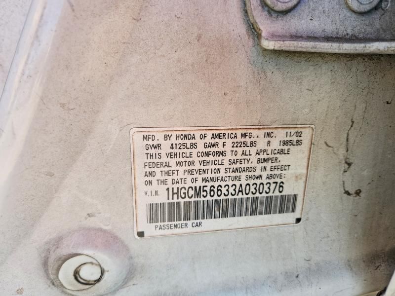 2003 Honda Accord ex