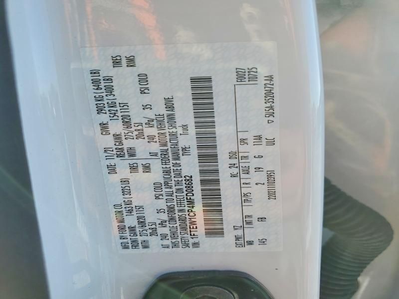 2021 Ford F150 Supercrew