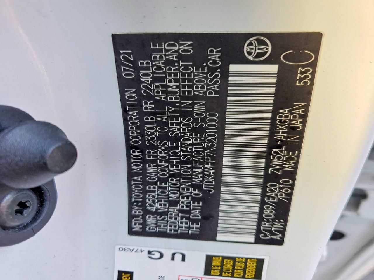 2022 Toyota Prius Prime le