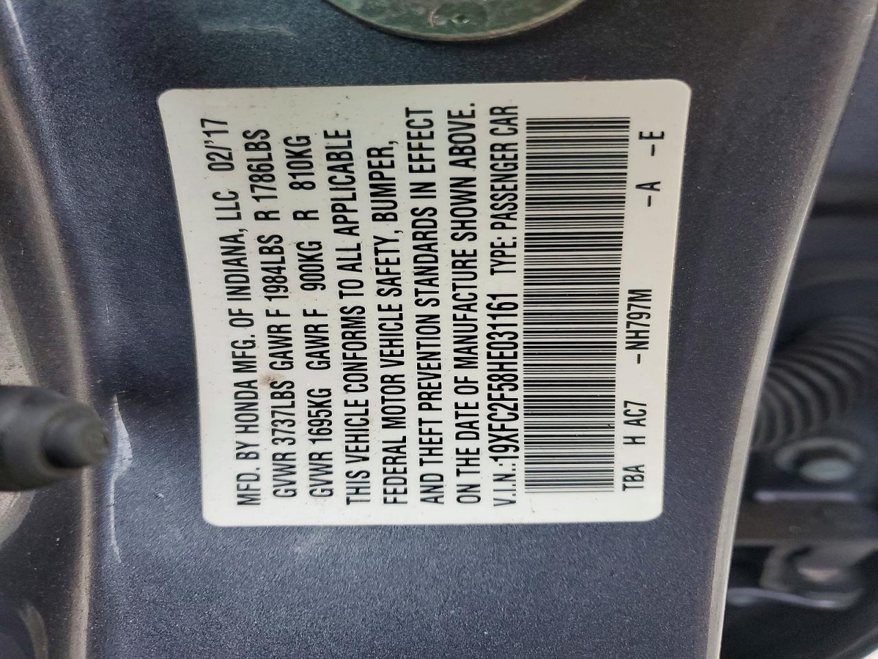 2017 Honda Civic lx