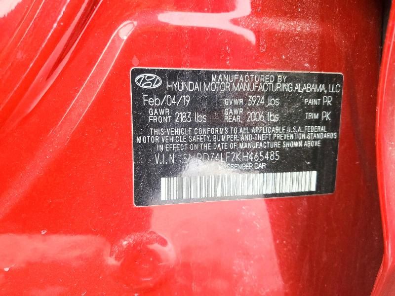 2019 Hyundai Elantra se