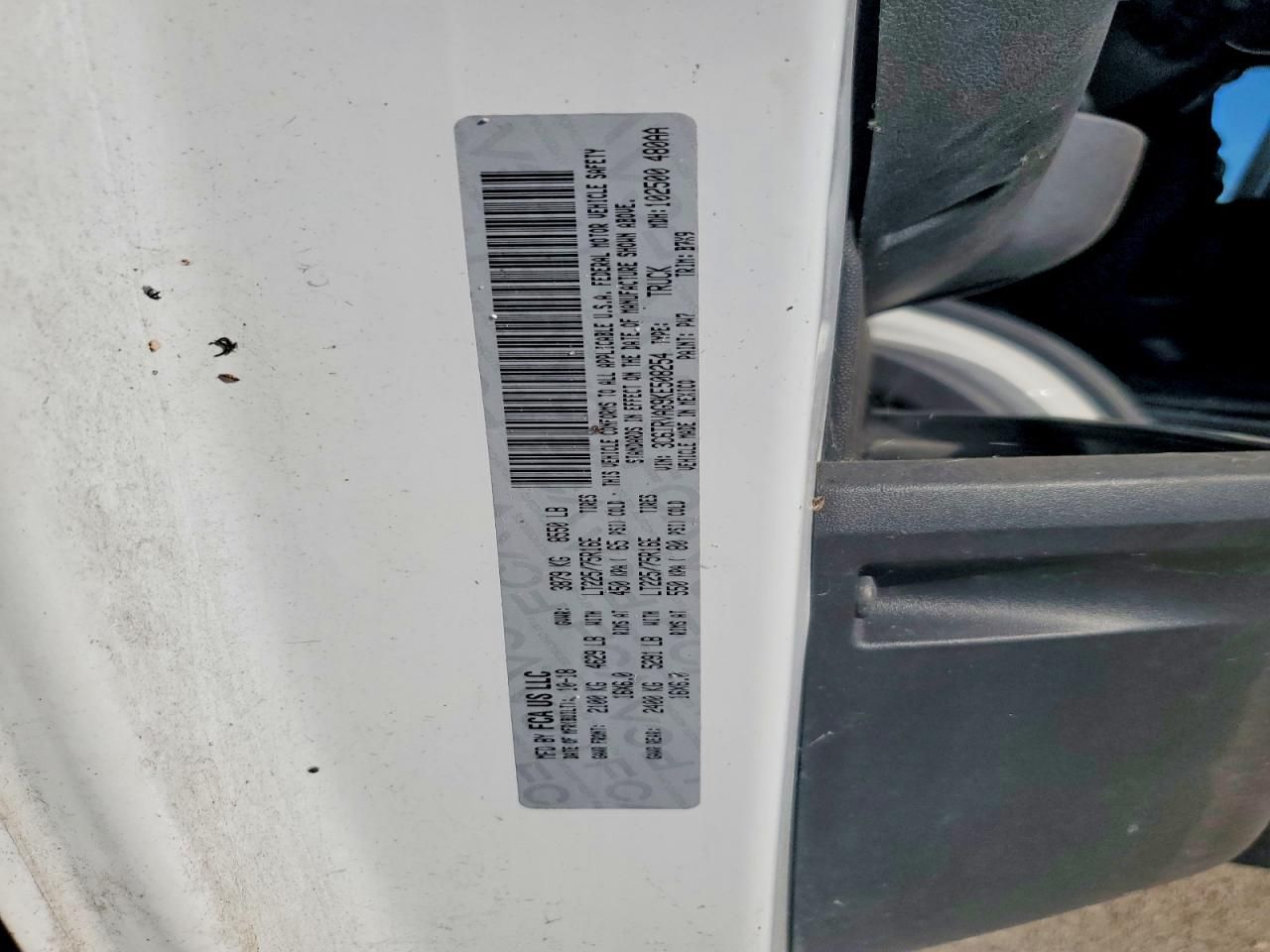 2019 Dodge Ram Promaster 1500 1500 Standard