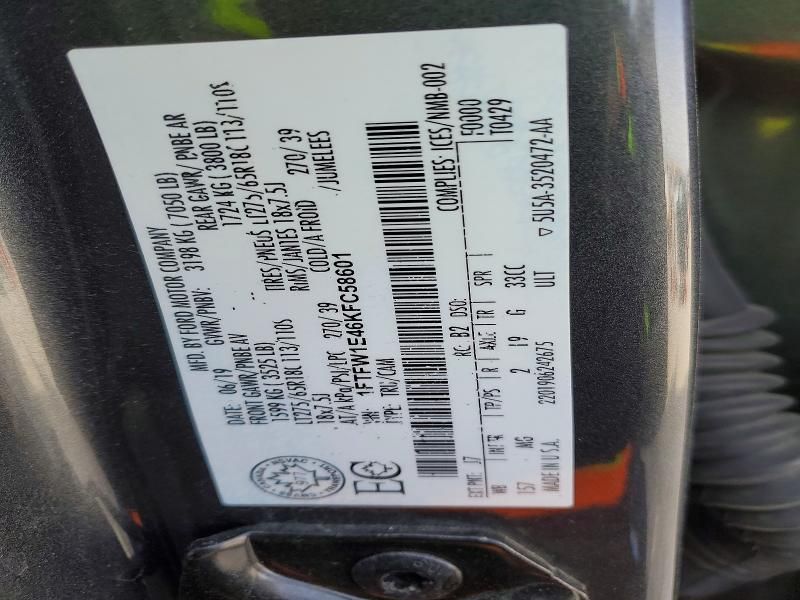 2019 Ford F150 Supercrew