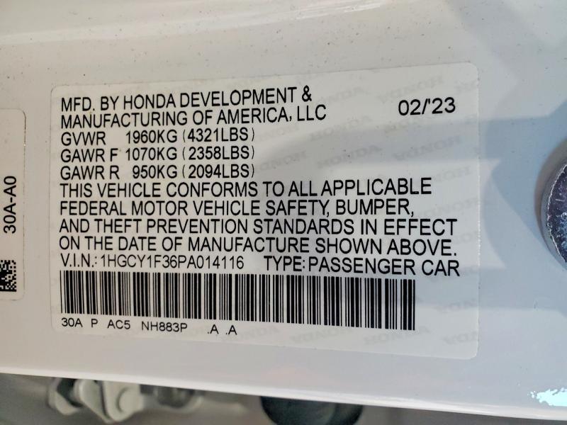 2023 Honda Accord ex