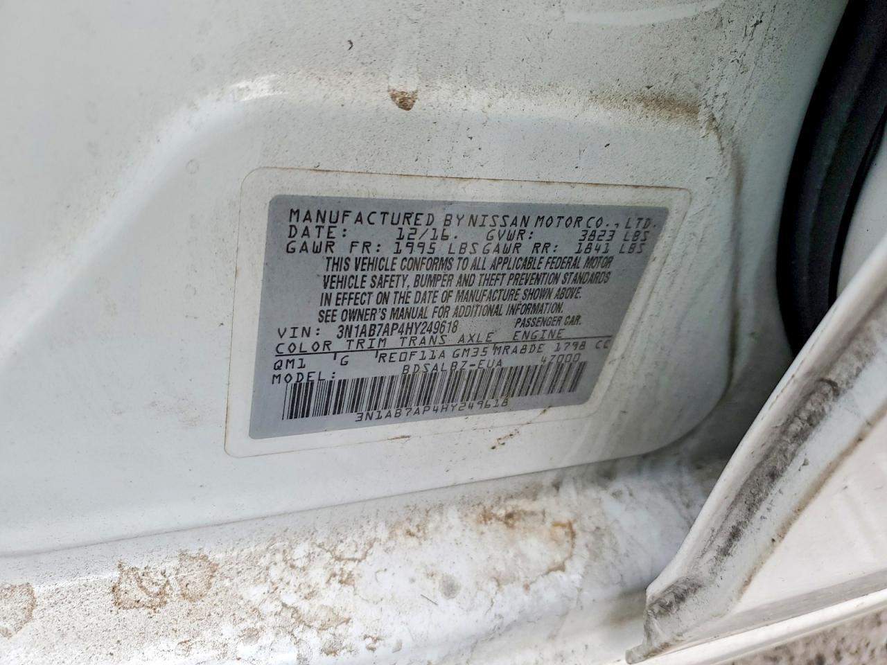 2017 Nissan Sentra s