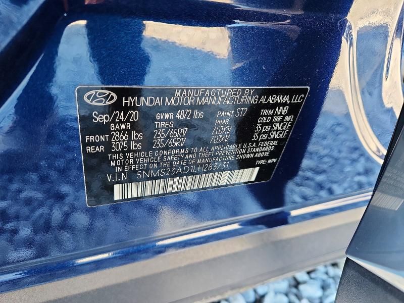 2020 Hyundai Santa fe se