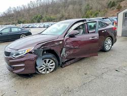 KIA Vehiculos salvage en venta: 2018 KIA Optima lx