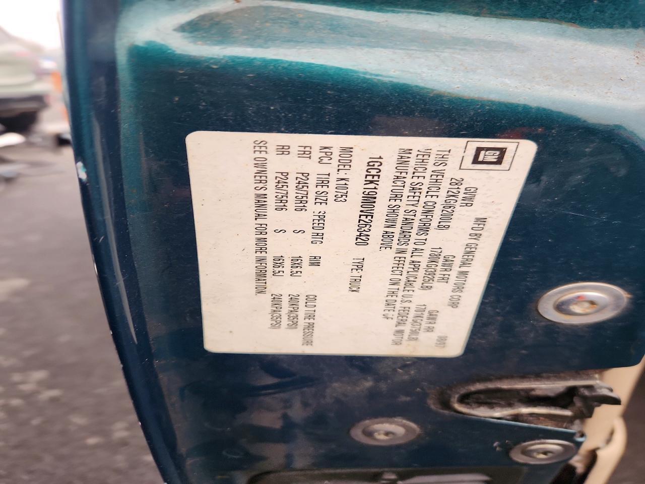 1997 Chevrolet GMT-400 K1500