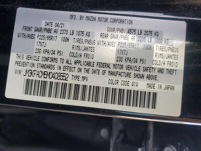 2021 Mazda Cx-5 Touring