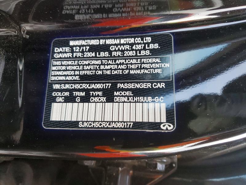 2018 Infinity Qx30 Base